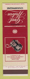 Matchbook Cover - Great Western Champagne Australia SAMPLE