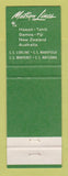 Matchbook Cover - Matson Cruise Lines