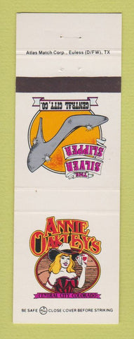 Matchbook Cover - Annie Oakley's Central City Colorado girlie