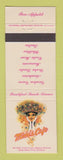 Matchbook Cover - Mimis Cafe girlie Garden Grove Anaheim Yorba Linda CA