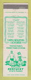 Matchbook Cover - Kentucky State Parks KY Frankfort KY