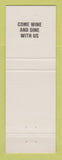 Matchbook Cover - Pool 13 Supper Club Lounge girlie Savanna IL