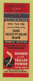 Matchbook Cover - Sealed Power Piston Rings McIntire Battery Sac City IA girlie