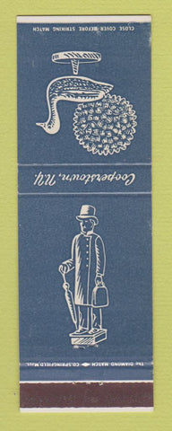 Matchbook Cover - Cooperstown NY Peacock Weather Vane Folk Art