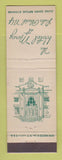 Matchbook Cover - Hotel Marcy Lake Placid NY