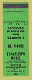 Matchbook Cover - Traveler's Motel North Syracuse NY