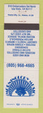 Matchbook Cover - Morning Glory Music Isla Vista CA
