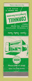 Matchbook Cover - Cornhill Savings Loan Utica NY