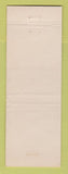 Matchbook Cover - Kingsbury Hotel Hudson Falls NY