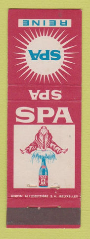 Matchbook Cover - Spa Reine Drink Belgium RED