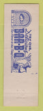 Matchbook Cover - Walker's Cafe Warrensburg MO