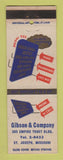 Matchbook Cover - Gibson and Company Loans St Joseph MO WEAR