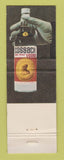 Matchbook Cover - Cossack Vodka South Africa WEAR