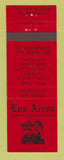 Matchbook Cover - Los Arcos Mexican Restaurant Westminster Colorado girlie