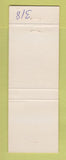 Matchbook Cover - Gatsby's Atlanta American Motor Hotel GA girlie