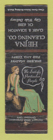 Matchbook Cover - Hejna Cleaning Company girlie WORN