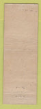Matchbook Cover - Hejna Cleaning Company girlie WORN
