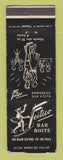 Matchbook Cover - Feitico Bar Boite Sao Paulo Brazil devil? WEAR