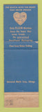 Matchbook Cover - Elgin Watches Buntin Oliver Jewelry Kewanee IL