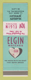 Matchbook Cover - Elgin Watches Marlen Jewelry Wilkinsburg PA
