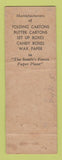 Matchbook Cover - Hone Pollock Paper Dallas TX