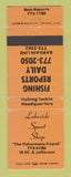 Matchbook Cover - Lakeside Sport Shop fishing tackle Detroit?