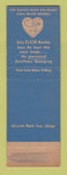 Matchbook Cover - Elgin Watches Krigel's Jewelry Kansas City MO