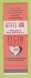 Matchbook Cover - Elgin Watches Barrick Bros Jewelry Spencer IA