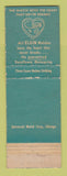 Matchbook Cover - Elgin Watches Barrick Bros Jewelry Spencer IA