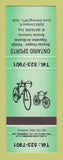 Matchbook Cover - Ontario Sports Bicycles Montreal QC