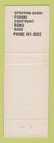 Matchbook Cover - Arrowhead Bow Hunting Supply Columbus OH