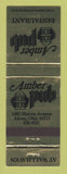 Matchbook Cover - Amber Pub Akron OH restaurant
