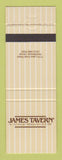 Matchbook Cover - James Tavern Restaurant Northbrook IL