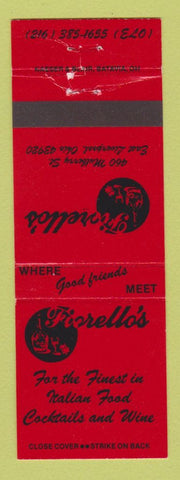 Matchbook Cover - Fiorello's Italian Restaurant East Liverpool OH