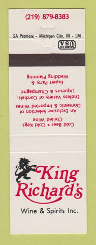 Matchbook Cover - King Richard's Liquor