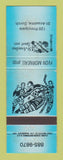 Matchbook Cover - St Anselme Sporting Goods QC hockey WEAR
