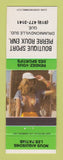 Matchbook Cover - Boutique Sports Pierre Roux Drummondville QC pinup