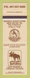 Matchbook Cover - Bratland's Gifts Fishing Tackle