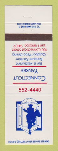 Matchbook Cover - Connecticut Yankee Restaurant San Francisco CA
