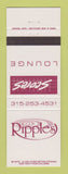 Matchbook Cover - Ripples Scores Lounge Holiday Inn Auburn NY