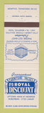 Matchbook Cover - Royal Discount Furniture Memphis TN