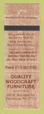 Matchbook Cover - Quality Woodcraft Furniture Harrisburg PA WEAR