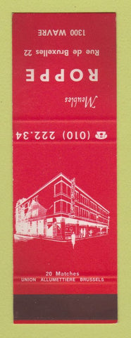 Matchbook Cover - Meubles Roppe Furniture Belgium SAMPLE WEAR