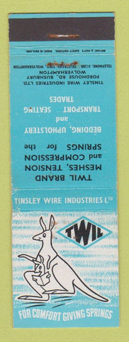 Matchbook Cover - Twil Brand Meshes Compression Springs Wolverhampton UK WEAR