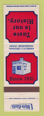 Matchbook Cover - White Castle Hamburgers CHAIN Columbus OH