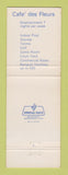 Matchbook Cover - Sheraton Hotel West Middlesex PA Brothers 3