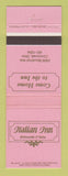 Matchbook Cover - Italian Inn Restaurant Cincinnati OH