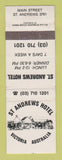 Matchbook Cover - St Andrews Hotel Victoria Australia