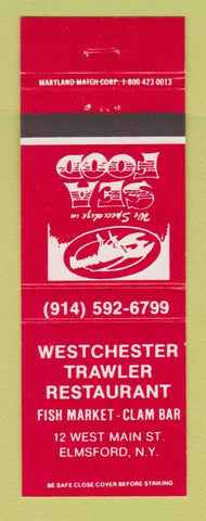 Matchbook Cover - Westchester Trawler Restaurant Elmsford NY