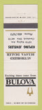 Matchbook Cover - Bulova Watches Kipling Jewelry Cleveland OH